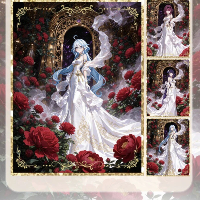 

Коллекционные акриловые карточки Meicard YOUKA Shiyou Collection Vol.1, формат А5, лимитированная серия, голографические, с блестками, светящиеся в темноте, аниме, в наличии