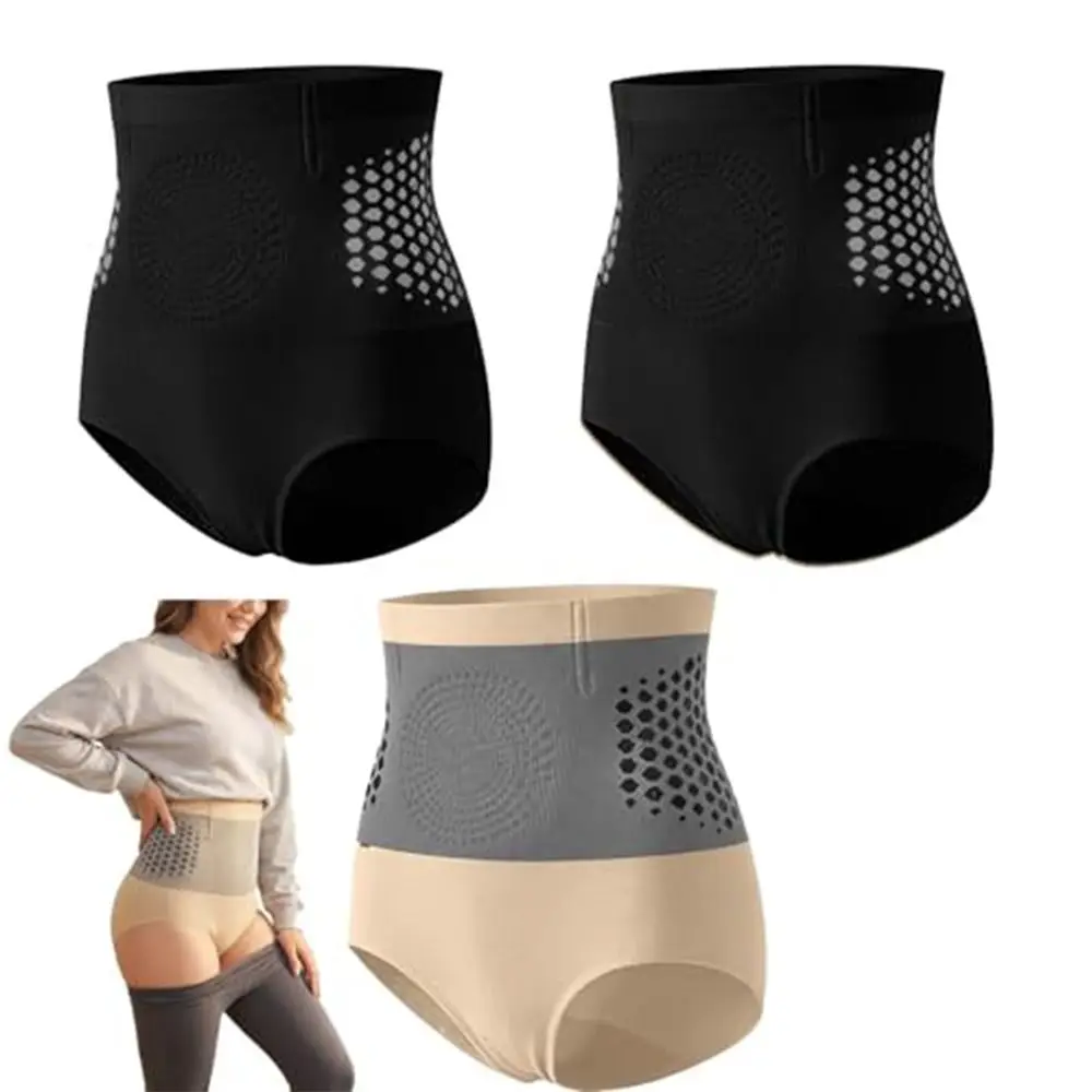 New High Waisted Sculpting Shorts Abdominal Contraction Seamless Compression Underwear Yoga Pants for Yoga Workout&Everyday Wear