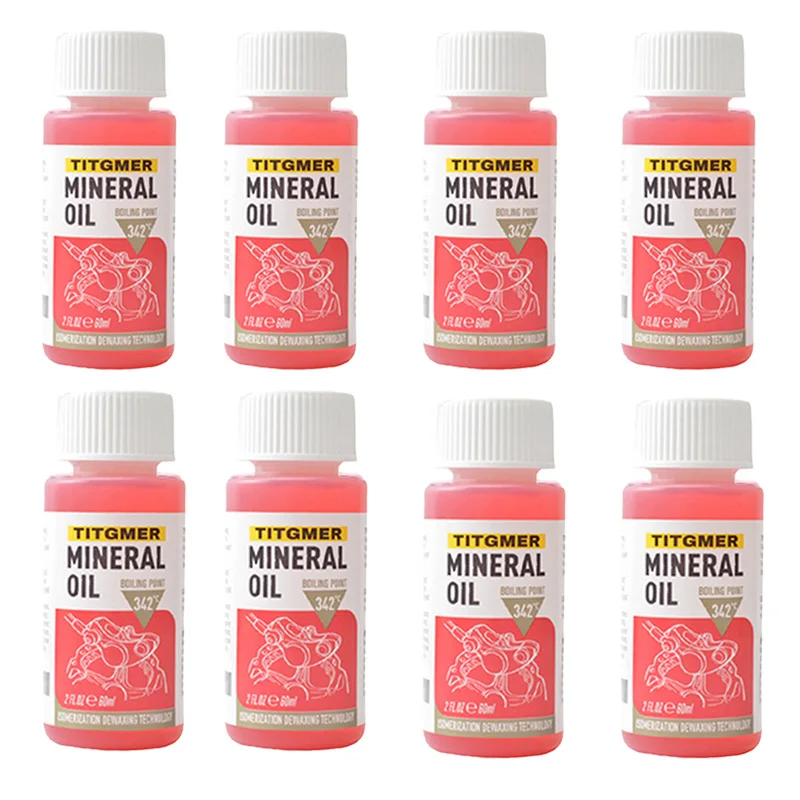 1/2/4/6/8/10/12PCS Fiets Rem Minerale olie Systeem 60ml Vloeistof Aceite Fietsen Mountainbikes Voor Weg Mountainbike Accessoires