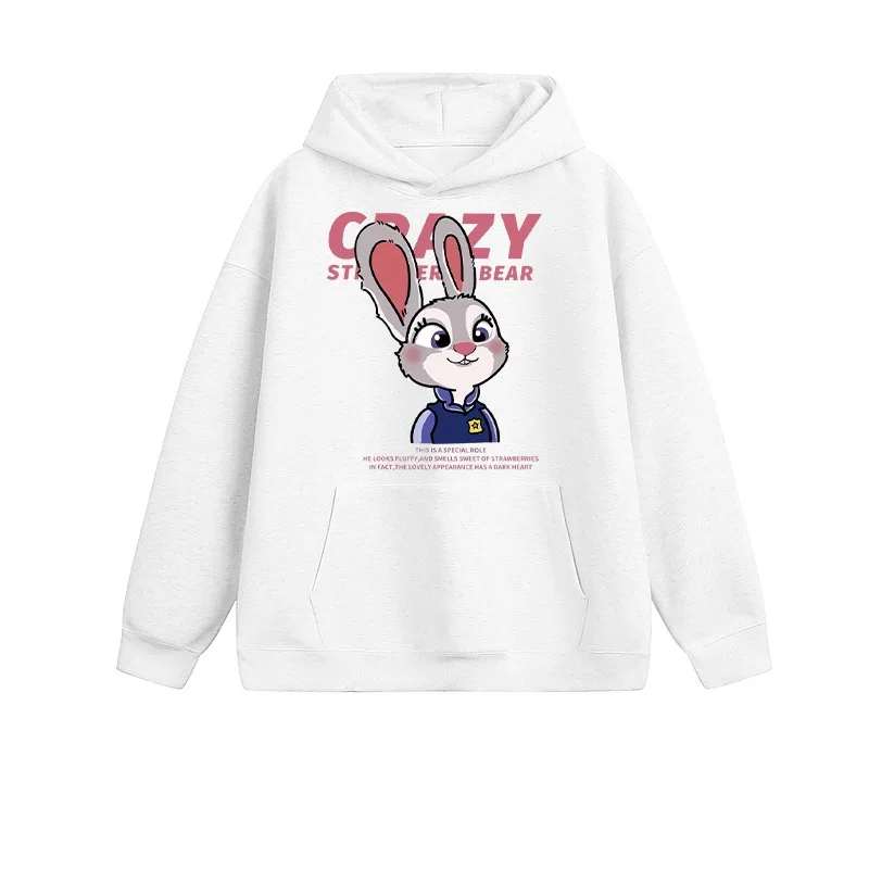 Zootopia زوجين الملابس 2025 جديد جوديث نيك الرجال المرأة هوديس سترة البلوز Y2K كنزة صوفية قطنية/بلوزة قطنية كبيرة الحجم ملابس رياضية #6