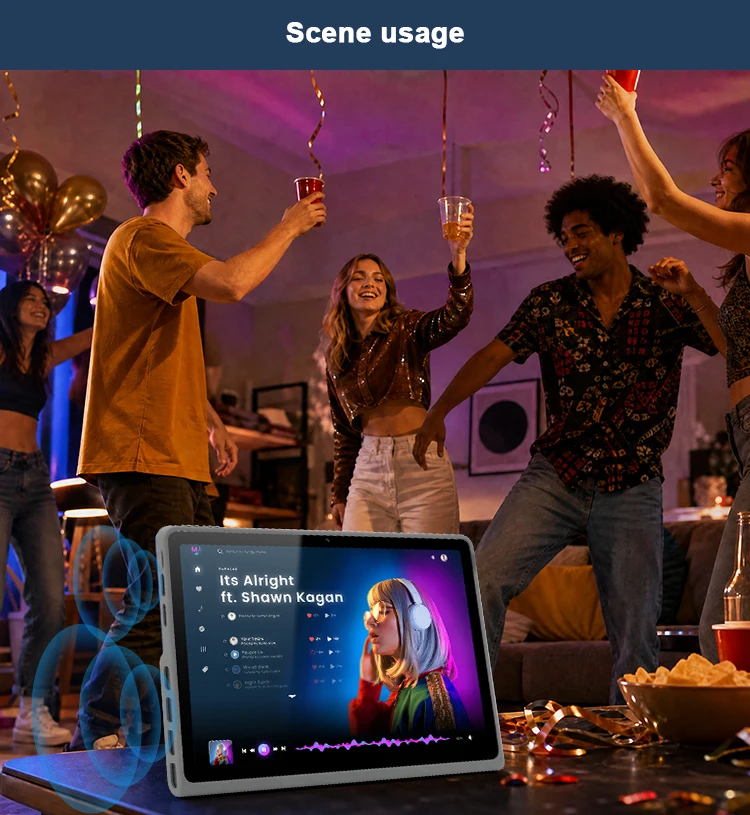 10.95 Inch YC-PS95 Android Music Tablet MTK6769 6GB+128GB Hi-Fi Multimedia for Home Entertainment Streaming and Education