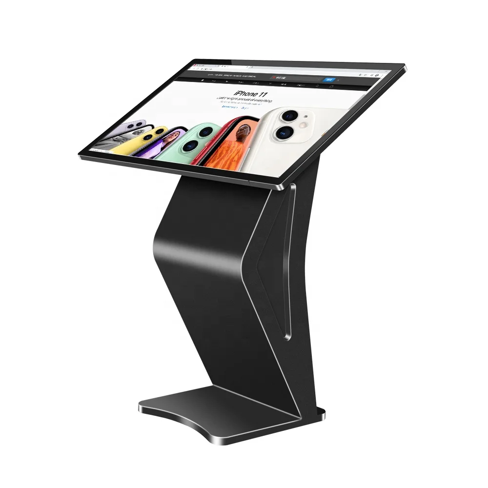 

21.5 32 43 49 55 Android win system 4K 1920*1080 digital signage and displays table stand touchscreen with capacity touch