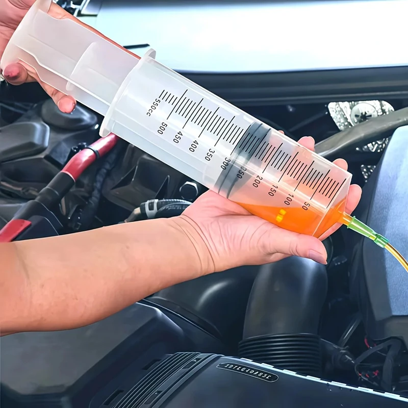 Durable Large Capacity Plastic Syringe 100Ml,150Ml,250Ml, 350ml, 550Ml,1000Ml | Car Oil Extractor Is Suitable for Laboratory view 3