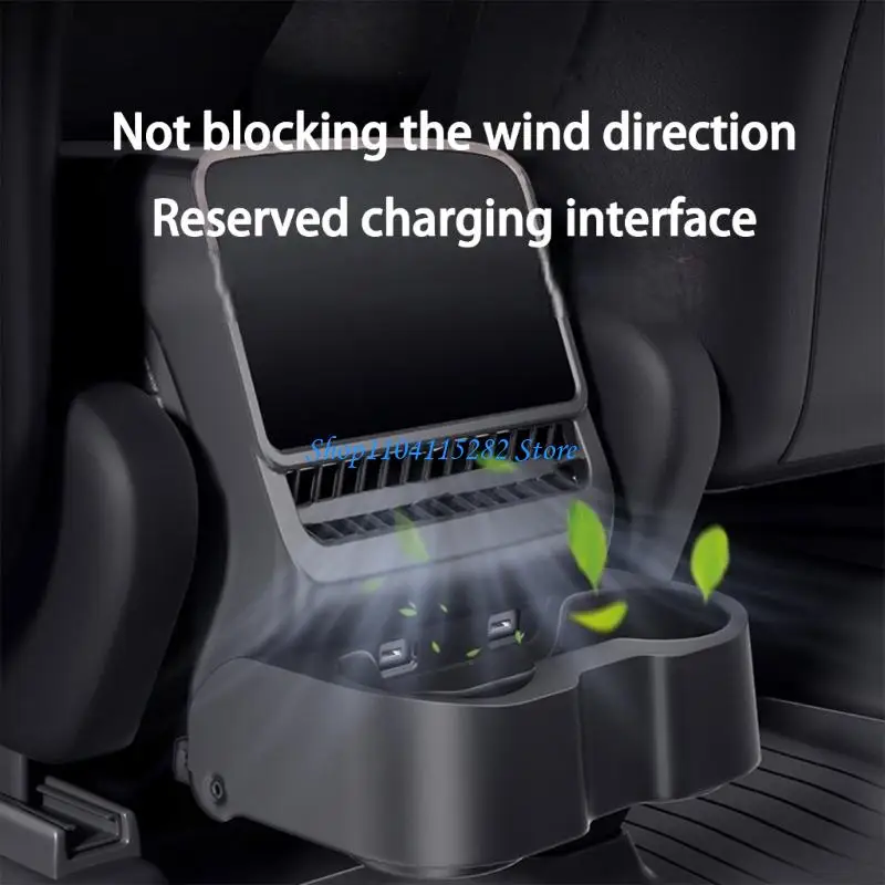 Silicone Car Cup Holder and Vent Cover Organizers for Back Prevents Rattling Noise