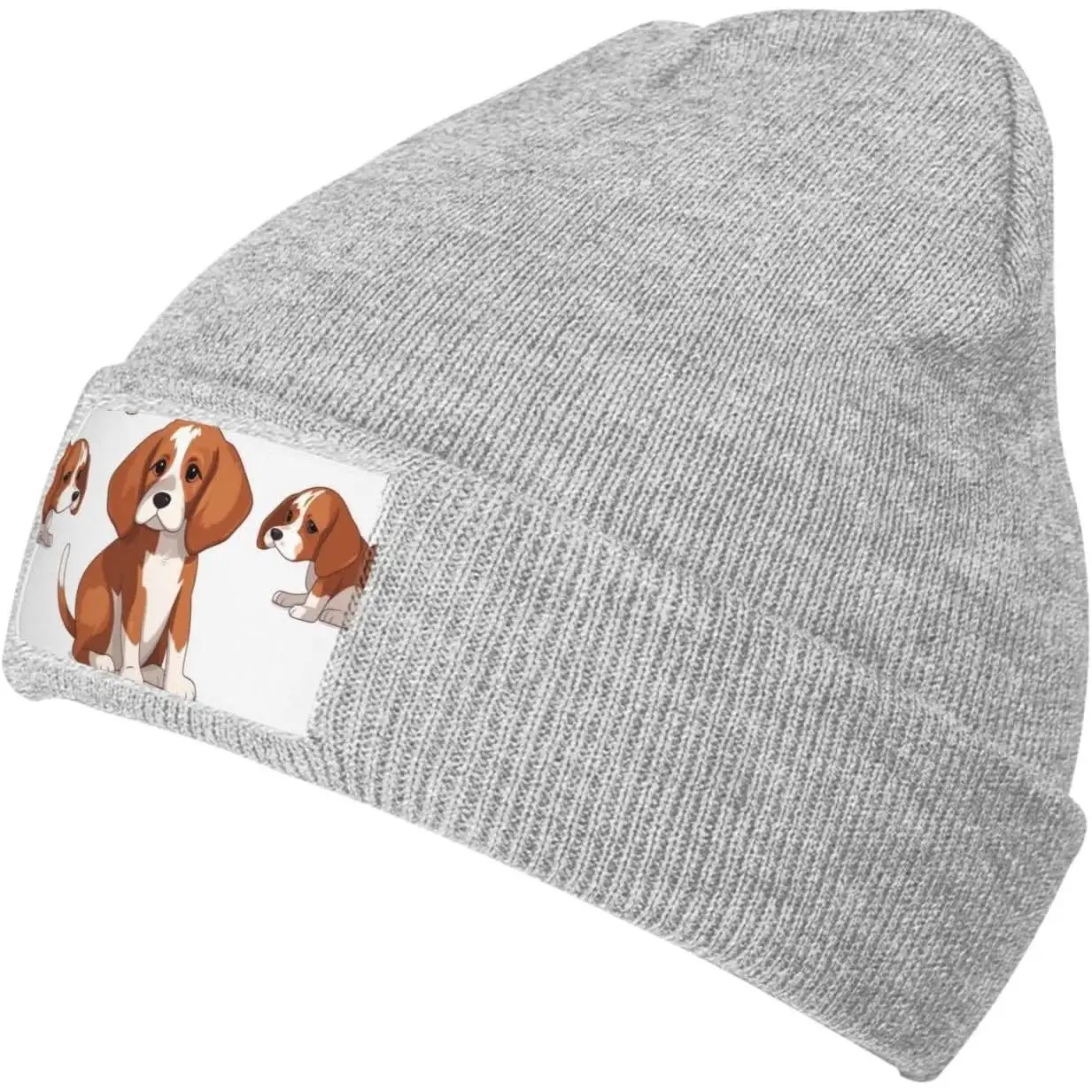 

Hat Beagle Dog Print Beanie for Women Soft Warm Beanie Cap Casual Knit Hat Men Winter Beanies
