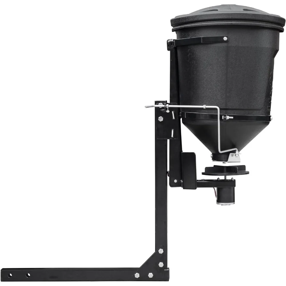 Buyers Products  Broadcast Spreader For Salt, Grass Seed, Fertilizer, Deer Feeder Seed and More, 150 lb. Capacity with Lid