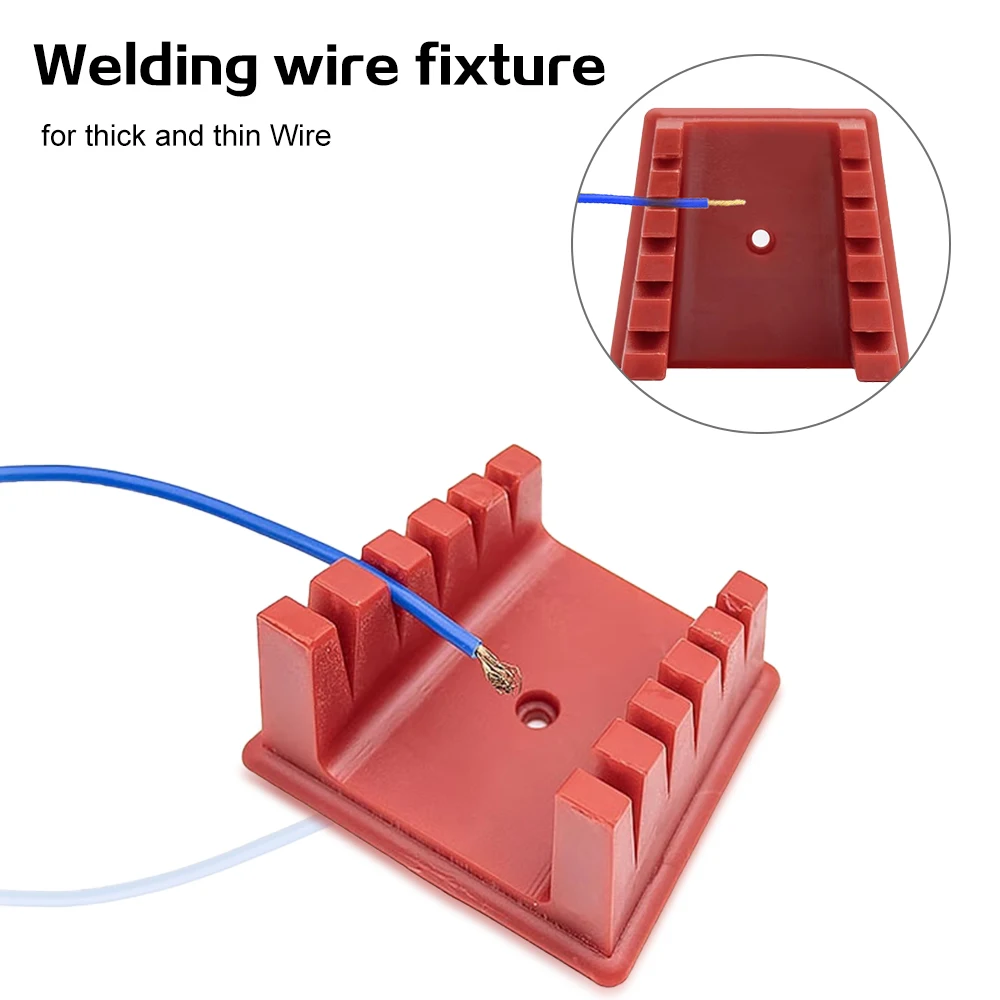 Morsetto da tavolo per saldatura Morsetto per filo Staffa per apparecchio di saldatura Morsetto per filo da banco Morsetto di spessore per saldatura con spelafili Fai da te