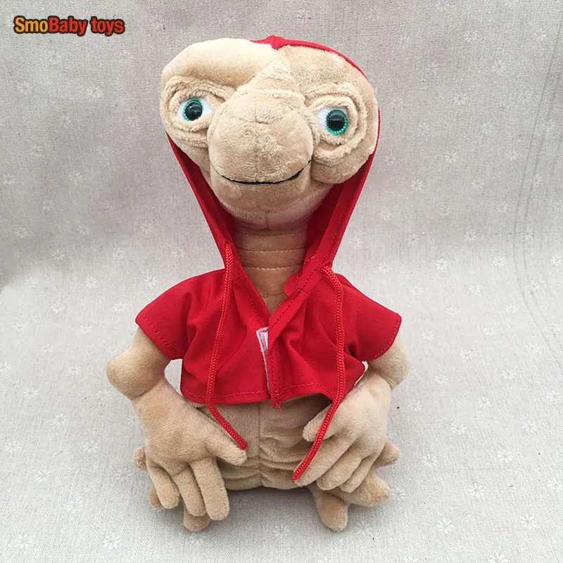 

28CM E.T Alien Plush Toy Doll Cartoon Plushie Toys Extraterrestrial Stuffed Dolls With Cloth High Quality For Kids Birthday Gift