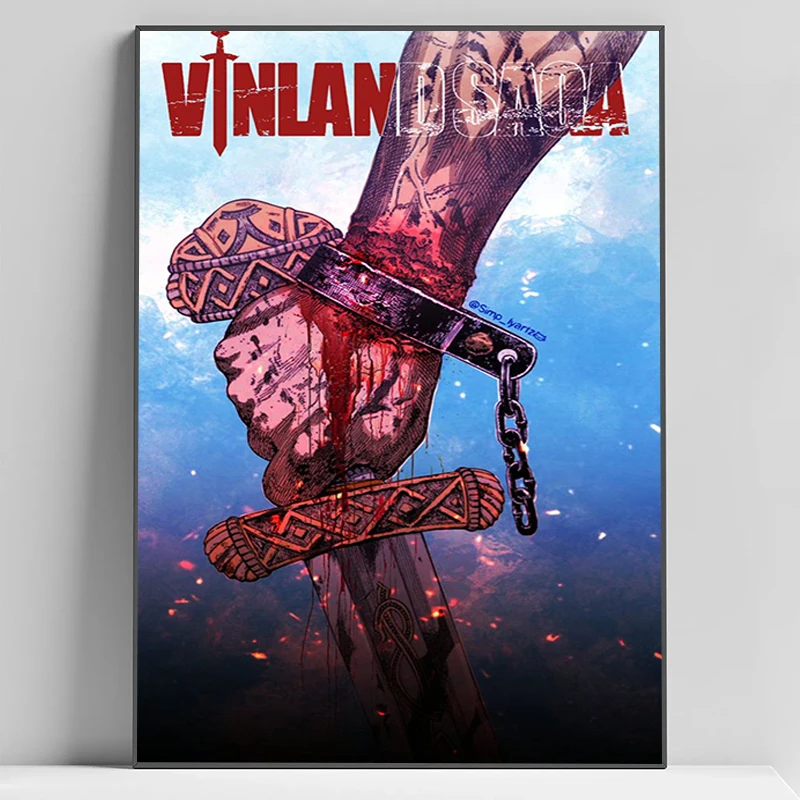 

Vinland Saga Anime Manga Good Quality Posters Decorative Sheets Wall Pictures Interior Fabric Poster Aesthetic Decoration Room