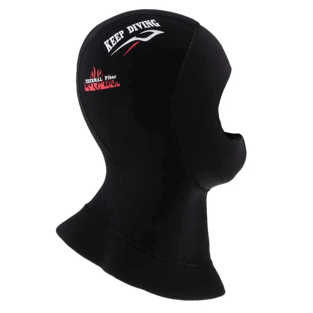 

5mm Surfing Hat Dive Neoprene Hood Snorkeling Wetsuit Hat for Sports - Warm Thermal & Comfortable - Various Sizes