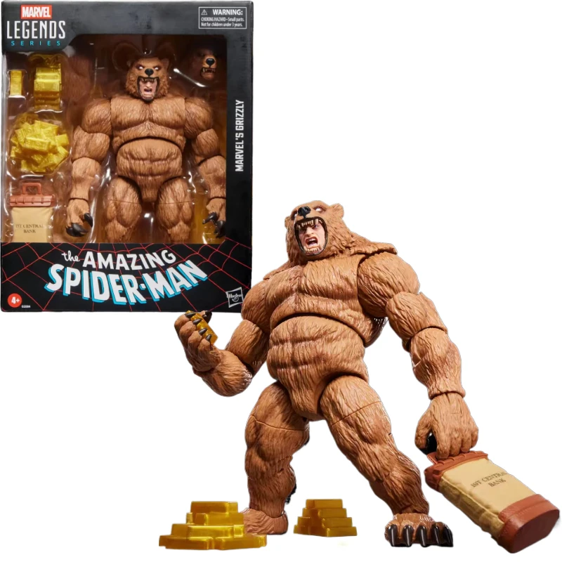 In Stock Hasbro Marvel Legends Series Marvel S Grizzly Models Anime Movie Toys Anime Model Action Figure Gift Hobbies