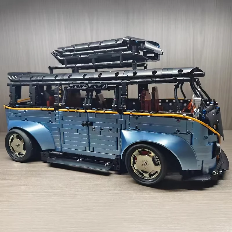 TGL T5022 MOC-décennie s de Construction de Modèle de Bus, Super City Rack, Camper Van, Briques de Puzzle, Jouet d'Assemblage, Cadeaux de Noël pour Enfants