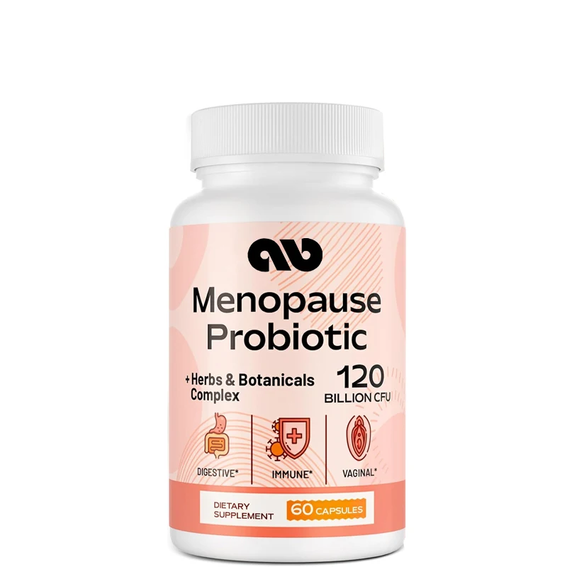 Female menopausal supplement, suitable for menopause, hot flashes, emotional fluctuations, vegetarian diet, 60 capsules