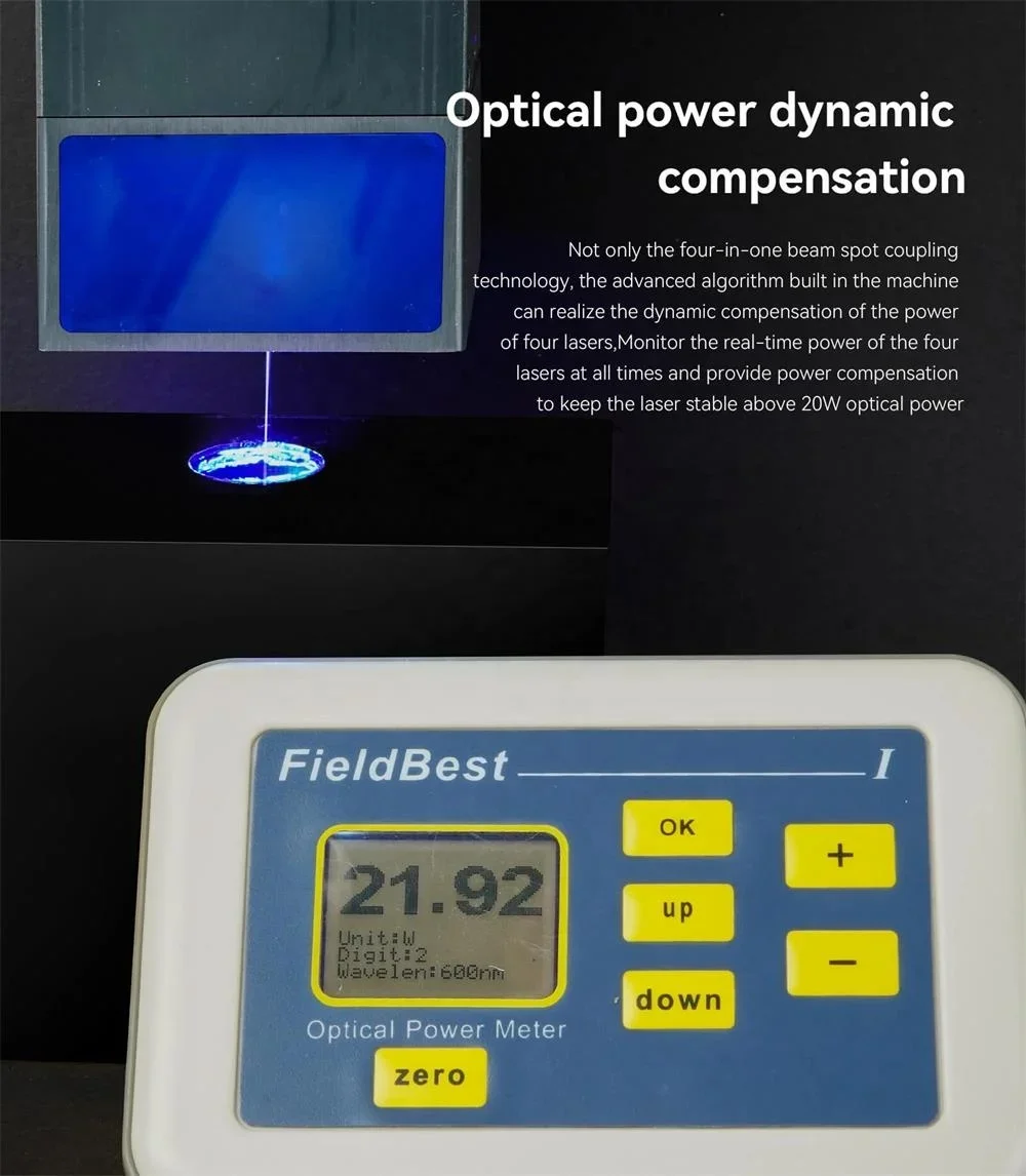 Máquina CNC Atomstack X20 S20 Pro130W con Control Wifi asistido por aire, máquina de tallado de granito de vidrio y Metal con corte de cuero y madera