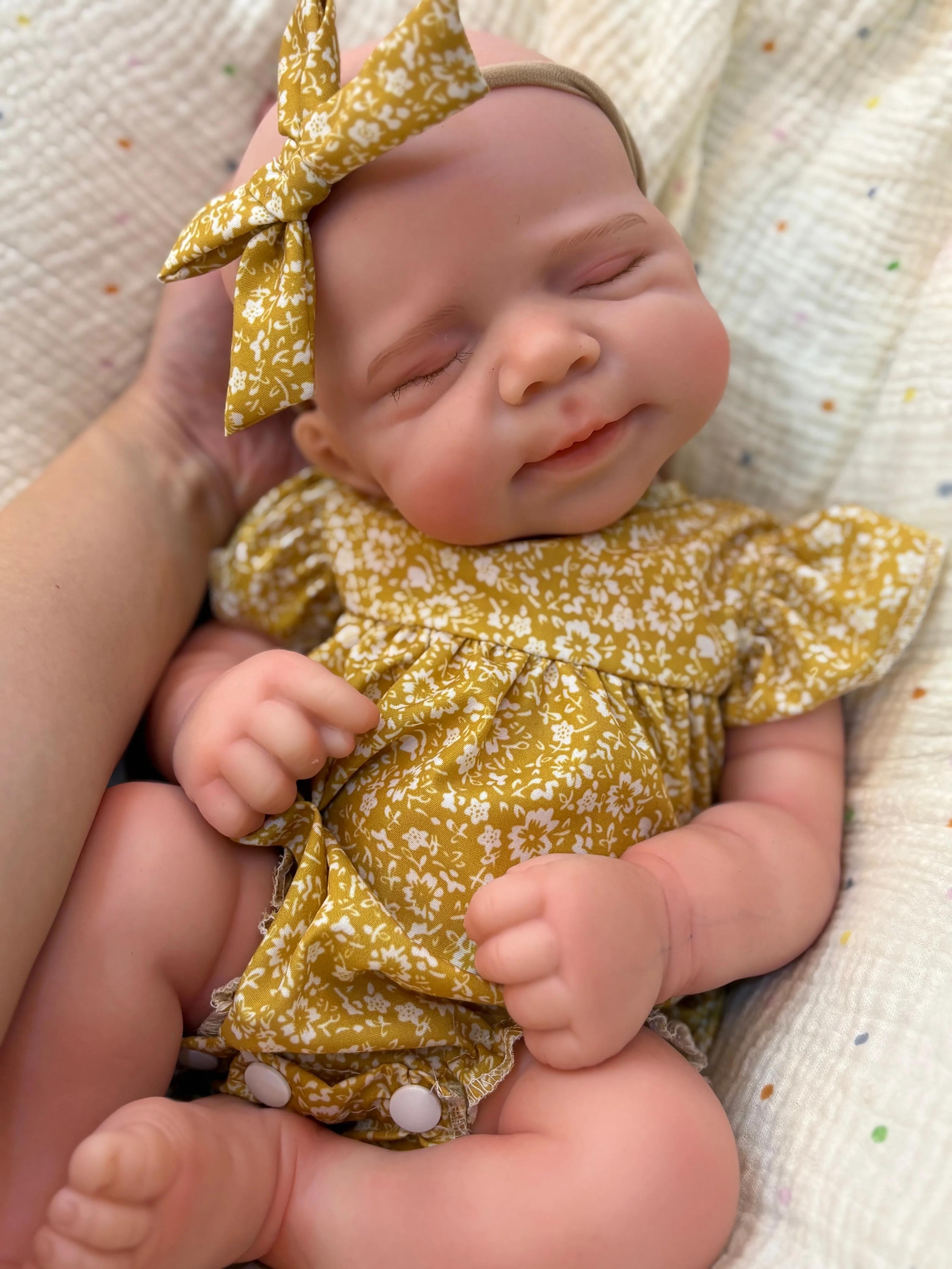 13 Inch Pascale Solid Silicone Reborn Baby Girl Realistic Soft Touch bebe reborn de silicona Newborn Doll