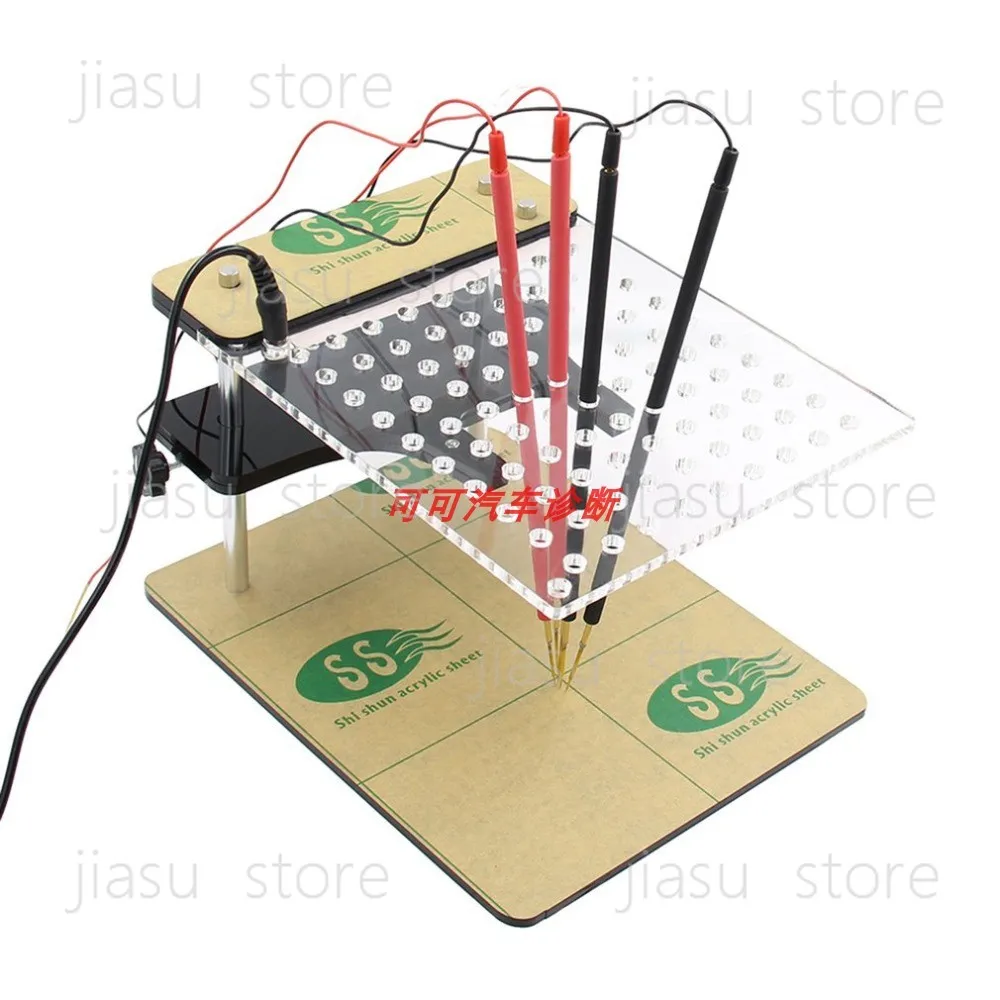Simple bracket LED BDM Frame with Mesh and 4 Probe Pens ECU modification programming