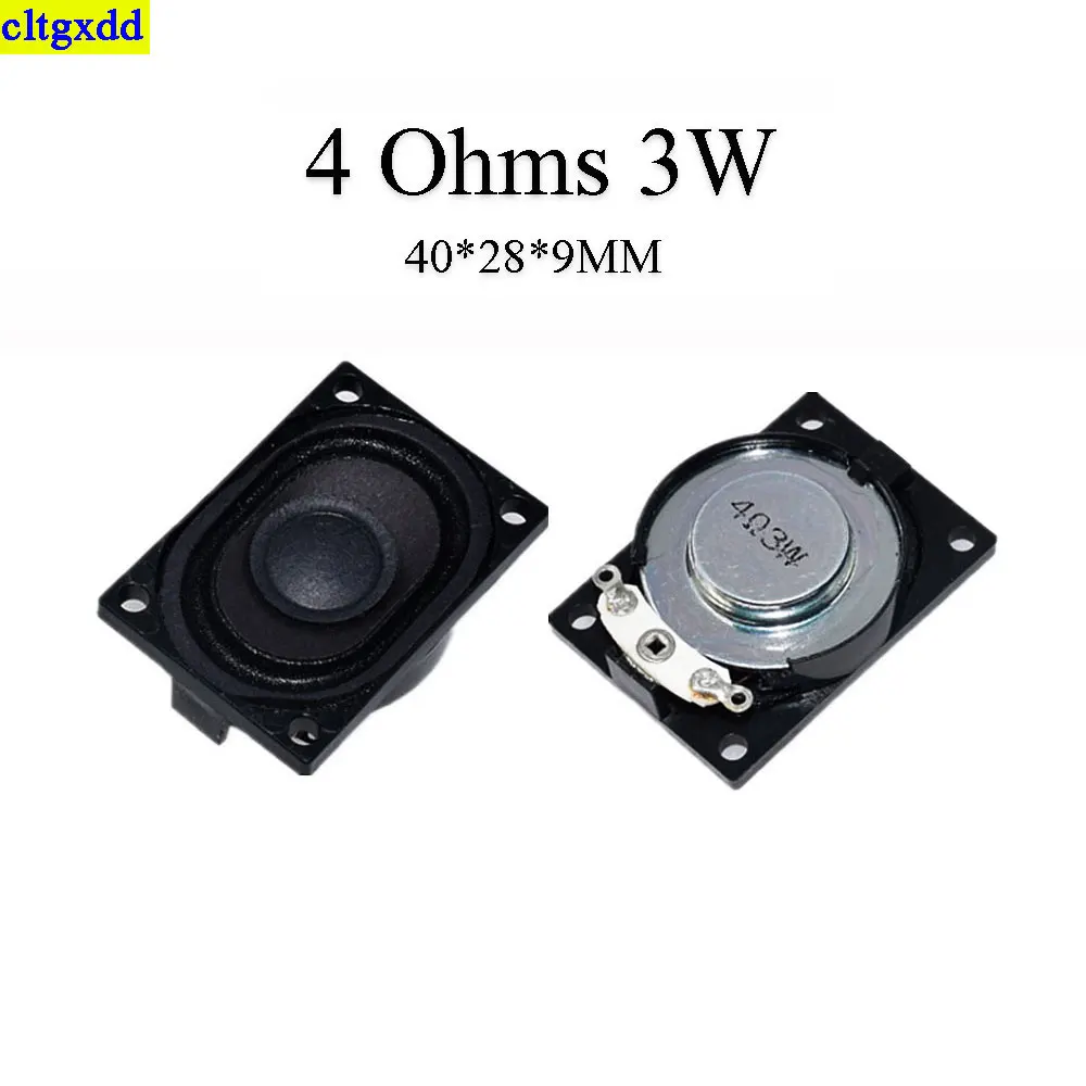 cltgxdd 2piece/Lot LCD Monitor/TV Speaker Horn 3W 4R 4028 2840 Loud speaker 4 ohms 3 Watt 4R 3W 40*28*9MM