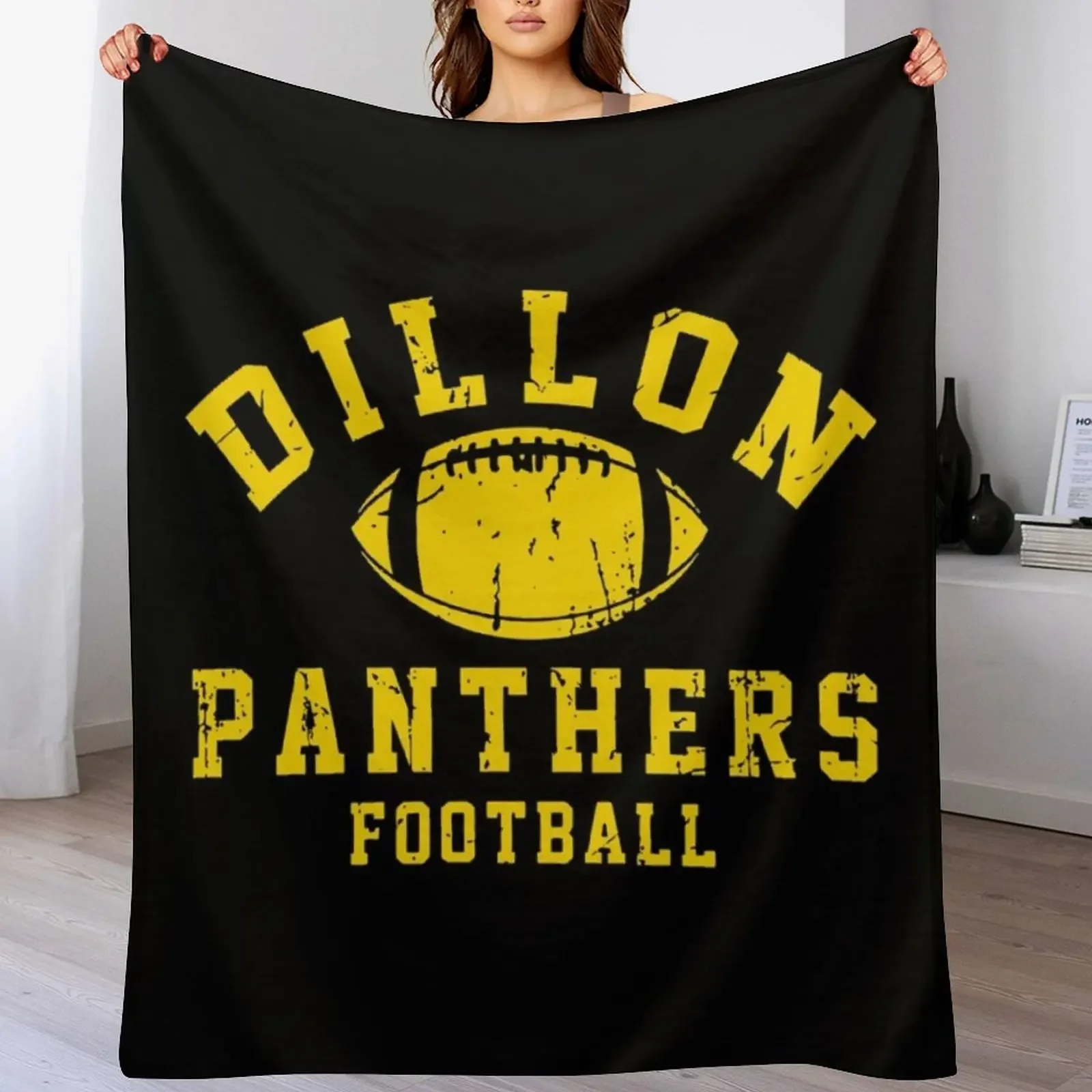 

Dillon Panthers Football Friday Night Lights FNL Throw Blanket Decorative Throw Comforter Plush Blankets