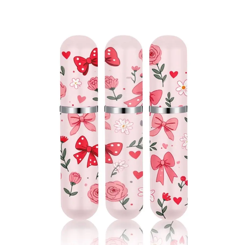 5ml Mini Perfume Bottle Essential Oil Alcohol Refillable Spray Rotating Bottle Spray Atomizer Bottle Empty Cosmetic Containers