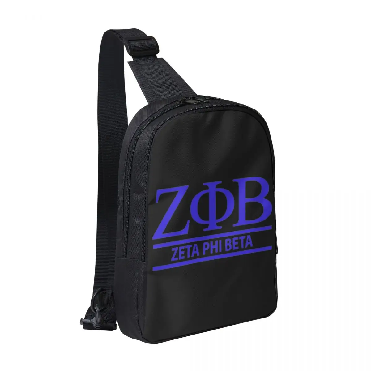 

Zeta Phi Beta Greek Letter 1920 ZOB Chest Bag Men Sling Crossbody Backpack Chest Bag Traveling Hiking Daypack Shoulder Bag