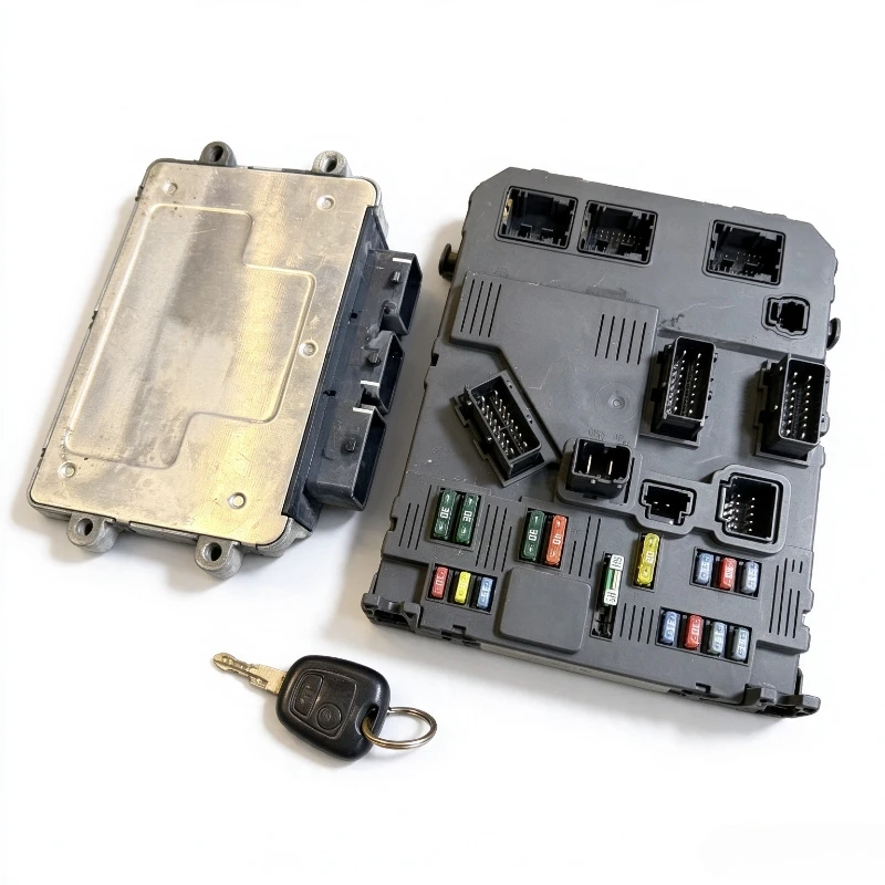 For Citroen C2 Peugeot 206 207 Body Control Module Computer Board Ignition Three Piece Set Starts The Car with One Set