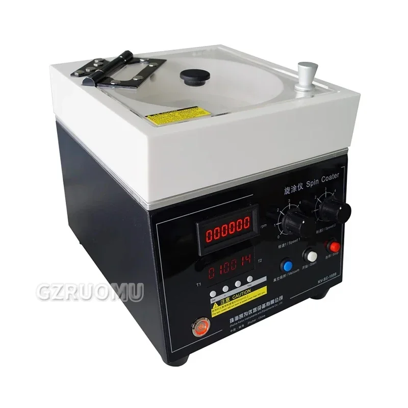 

Laboratory Compact Spin Coater KV1550 High-speed Benchtop Spin Coater Spin Processor For Sol Gel And Wafer Coating Photoresist