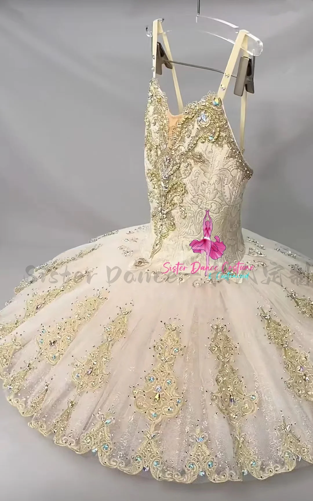 2024 New Silver Fairy, Raymonda and other variations of the tutu high-end private custom women's children's competition dress