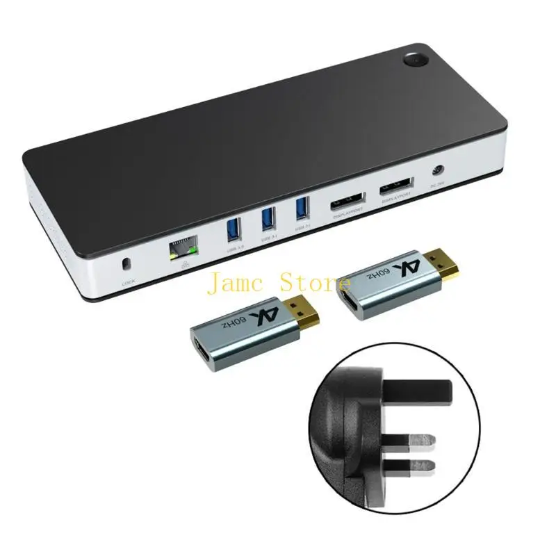 LX0B 11ports USB C Hub USB C Dock Power Delivery Highly Speed Data Transfer