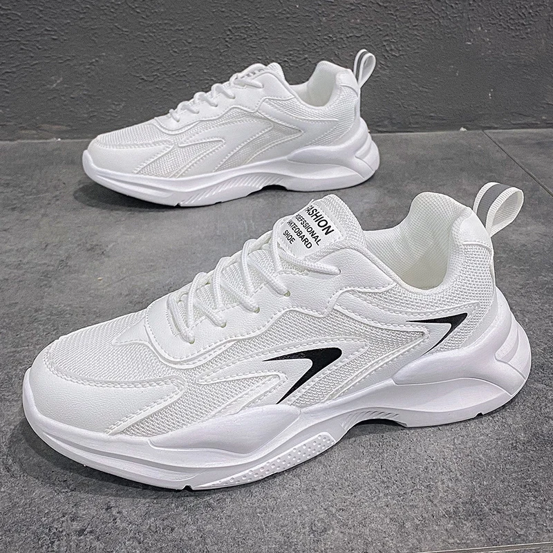 Men's Chunky Dad Shoes 2026 Summer Hot Sale Breathable Casual Shoes for Men with Thick Soles for Students Casual Sneakers