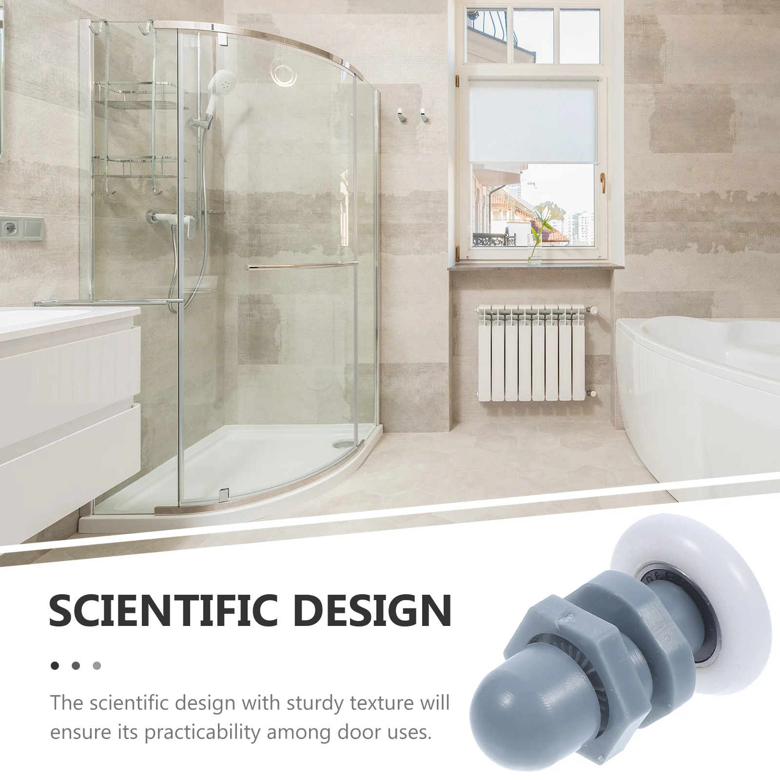 

8 шт. шкив для раздвижной двери, роликовые колеса, круглая дуга для душевой комнаты, стеклянная дверь для ванной комнаты, прочный легкий круглый дуговой шкив