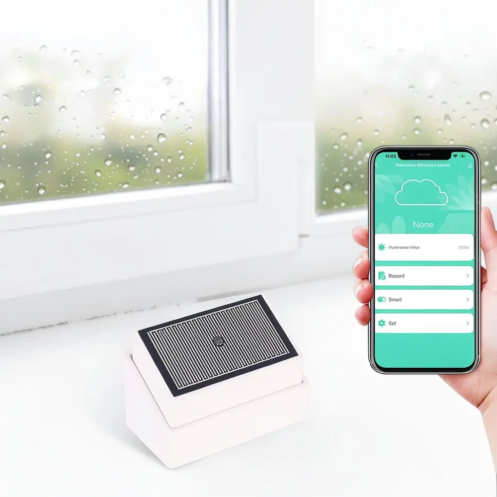 Zigbee Rainfall Sensing Module Smart Home Weather Alert For For Home Assistant Z2M Garden Auto Irrigation Detection System