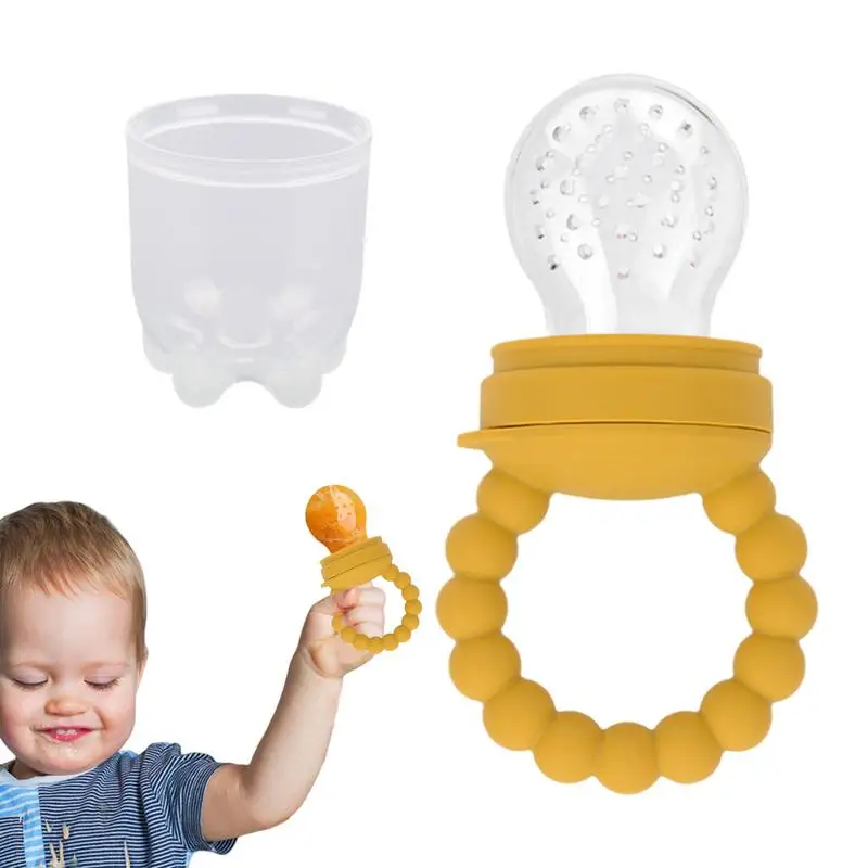 Food Grade Silicone Baby Pacifiers Fruit Feeder and Healthy Way To Grind Fruits and Vegetables for Baby's Meal Feeding supplies