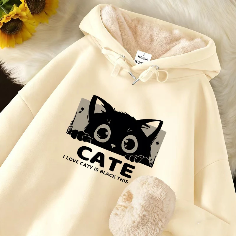 

Корейская повседневная мужская модная универсальная толстовка с капюшоном из флиса, новинка 2025 года, зимняя, из ультратолстого флиса под овчину, мужская верхняя одежда