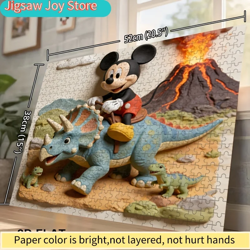 ดิสนีย์ ดิสนีย์ สติทช์ และมิกกี้ โฮม เดคคอร์ พริ้นท์ |   ปริศนาจิ๊กซอว์แบบแบน 2 มิติ เหมาะสำหรับการท้าทายปริศนาสำหรับผู้ใหญ่ คริสต์มาสที่สมบูรณ์แบบ