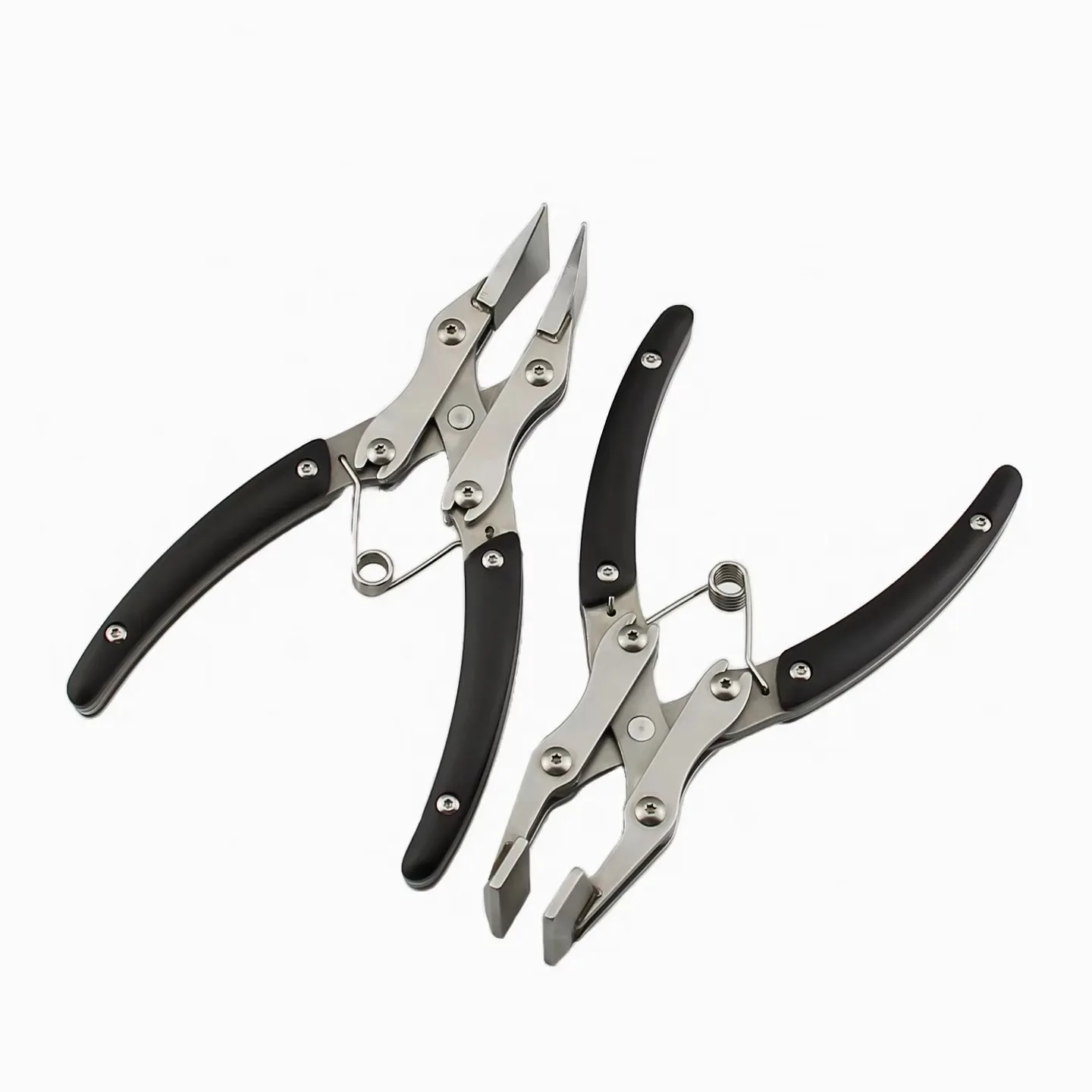 Stainless steel parallel pliers, handmade DIY leather goods mouth gold clips, edge pressing pliers, leather pressing line