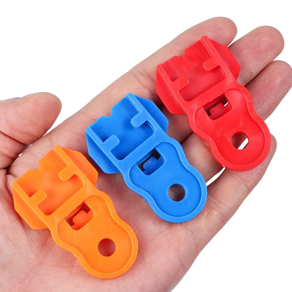 

6pcs Plastic Beverage Drink Opener Multicolor Dust Proof Can Opener with Hole Anti-injury Hands Plastic Drink Opener Home Bar