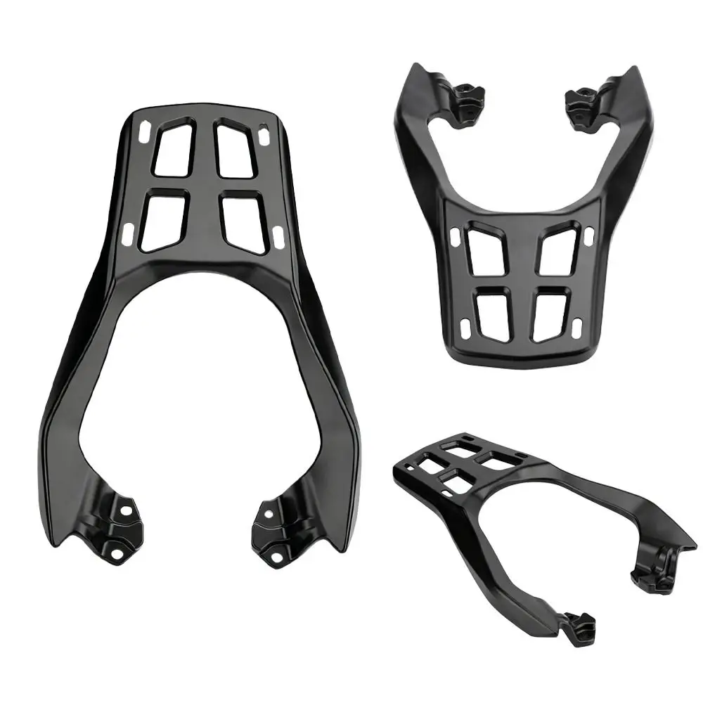 

Новый кронштейн для верхней коробки мотоцикла, алюминиевый черный багажник, сверхмощный, простой в установке, задняя крыша багажника для MIO i125