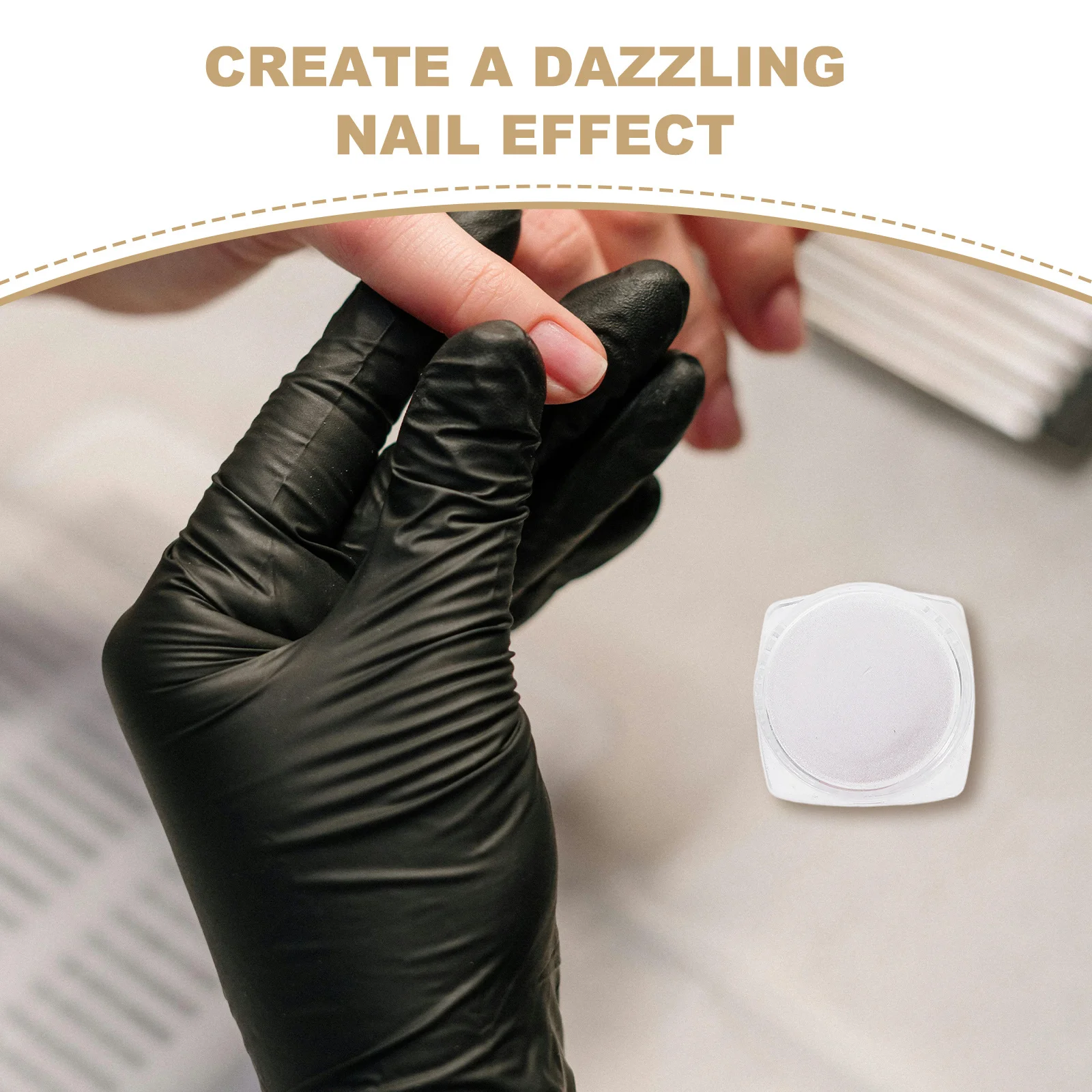 1 セット月光ネイルグリッターパウダー細かい質感ネイルアート用品長持ちするグリッターパウダー爪マニキュア装飾用