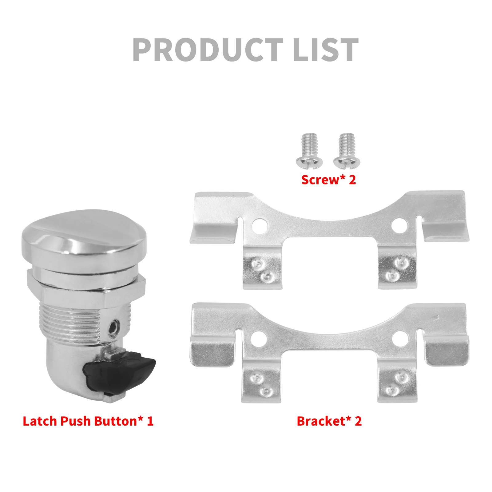 1xMotorcycle Fuel Door Latch Push Button Gas Oil Cap Tank For Harley Touring 1992-2022 Street Road GlideTour Electra Glide FLHX - view 6