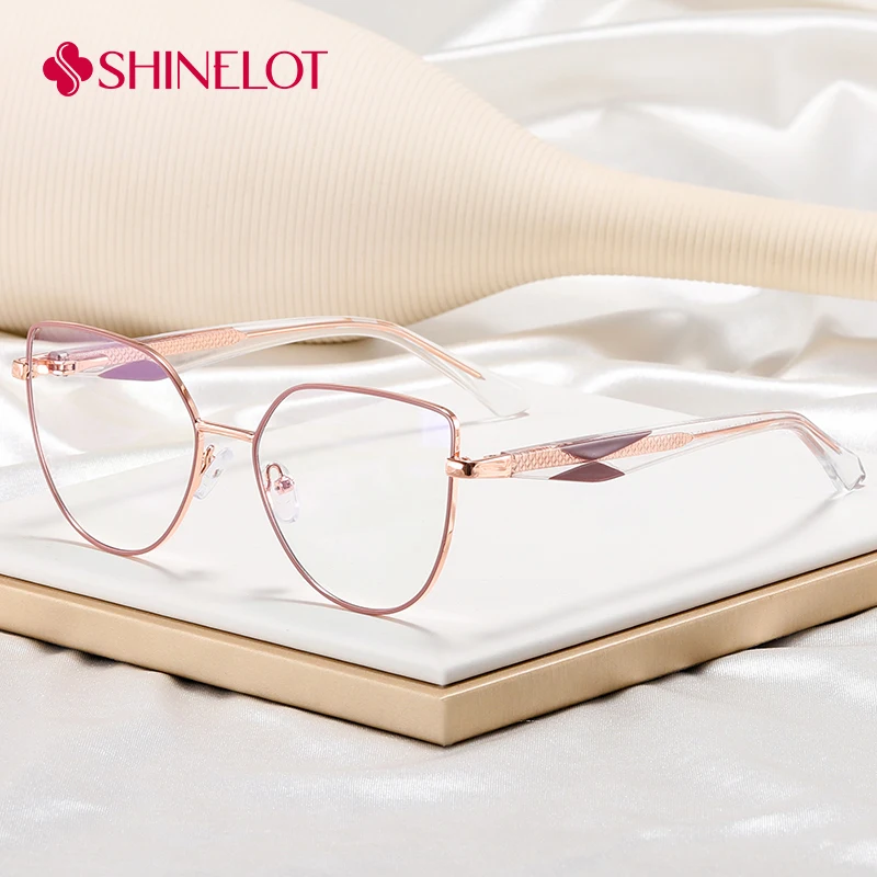 

82214 Best-Selling Cat Eye Eyeglasses Prescription Frame Eye Protection Reading Glasses Youth Style High Quality Classy Eyewear