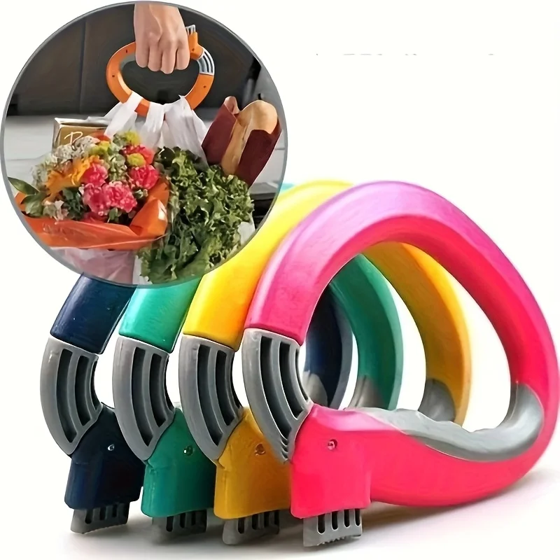 1pc Labor-Saving Plastic Grocery Bag Carrier - Comfort Handle Gripper for Easy Shopping and Housewares Carryin