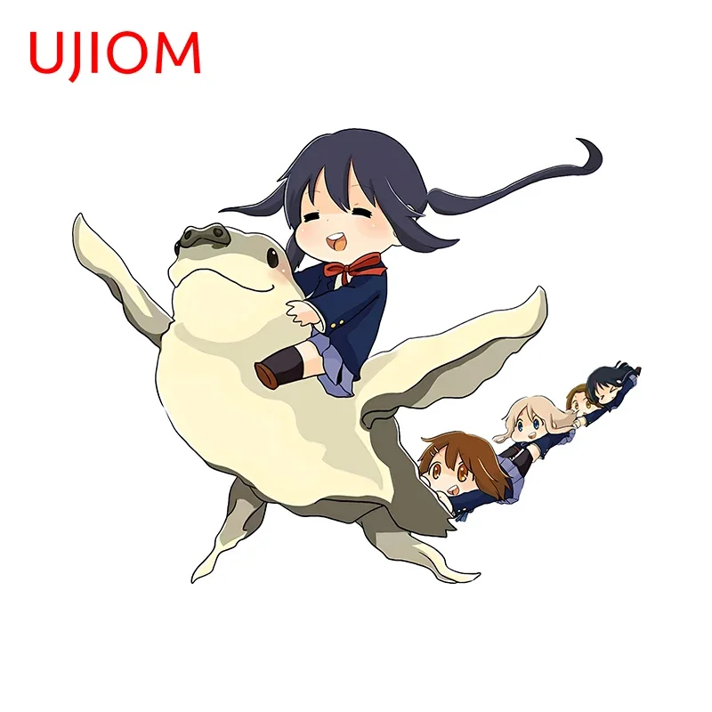 UJIOM für Adaorable Anime Girl Band Hirasawa Yui Wandaufkleber Amüsante Funky Kinderzimmer Tapeten Aufkleber Schrank Herd Wandbilder