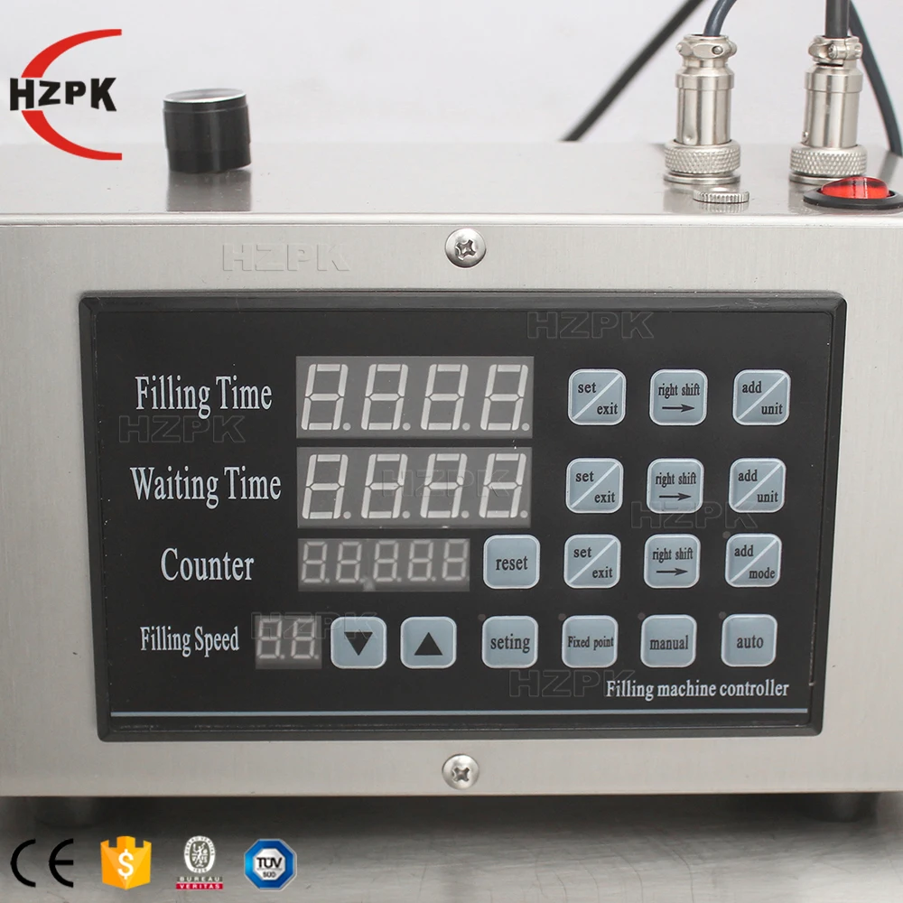 HZPK etherische olie flacon productie plant water digitale controle vulmachine kleine vloeistof 10-100 ml