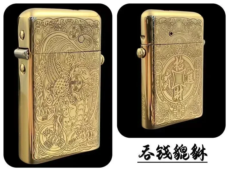 ZORRO Brass Mechanical One Click Launch Ignition Windproof