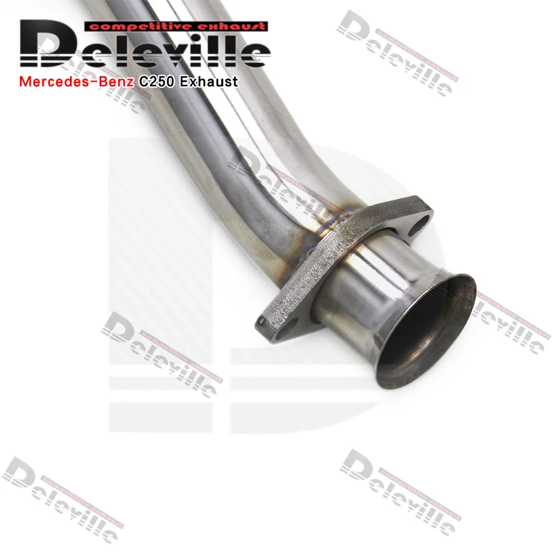 Custom Catback Exhaust For Mercedes-Benz C180 C200 C260 C250 W204 1.6T 1.8T 2007-2014 Stainless Steel Pipe Exhaust System