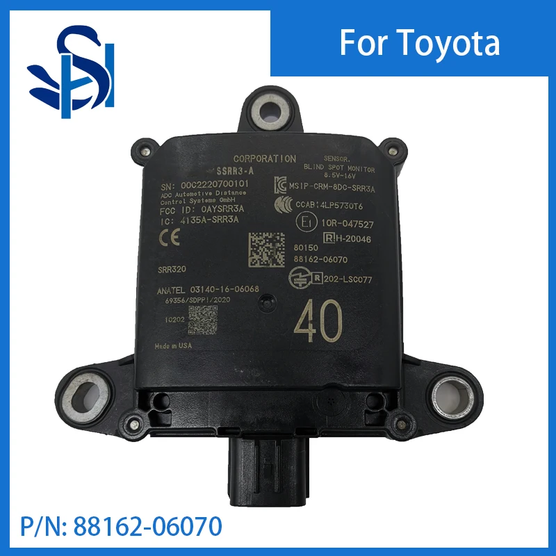 

88162-06070 Φ модуль монитора датчика расстояния для Toyota 2020-23 Lexus ES350 ES250 ES300h