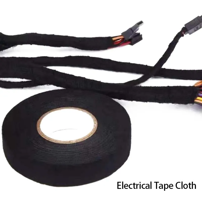 Electrical Tape Car Engine Insulation Flame Retardant Velvet Electrical Tape Cloth For Car Cable Harness Wiring Loom Protection