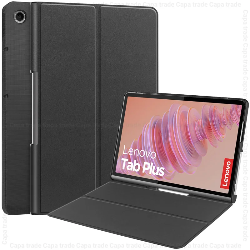 

For Funda Lenovo Tab Plus TB351FU Case (Xiaoxin Pad Studio 2024 11.5" Tablet PC) Flip PU Leather Book Cover with Hard Back Shell