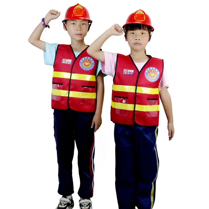 Crianças bombeiro cosplay pouco bombeiro bombeiros traje para menino criança halloween carnaval festa trajes para meninos