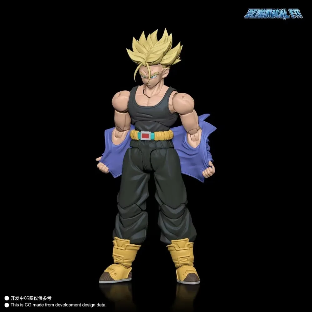 Demoniacal Fit Dragon Ball Z Super Saiyan Trunks S.H.Figuarts De Morgen Kinderen Anime Actiefiguren Collectie Model Geschenken